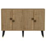 Hanah Home Consola Sapphire Oak y Gold